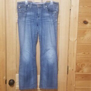 Women's Big Star Maddie Jeans 30R Regular Fit Mid Rise boot cut 32W 30 In